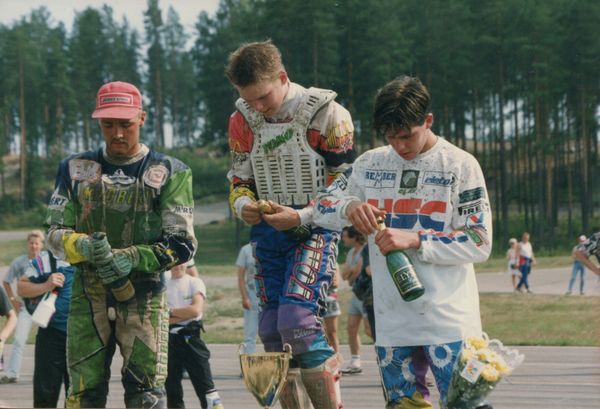 Kouvola EM 125cc 1992 II-erä vas. Caprani, Konttinen ja Bruno